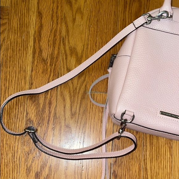 REBECCA MINKOFF MADISON SMALL BACKPACK PETAL PINK - Picture 8 of 11